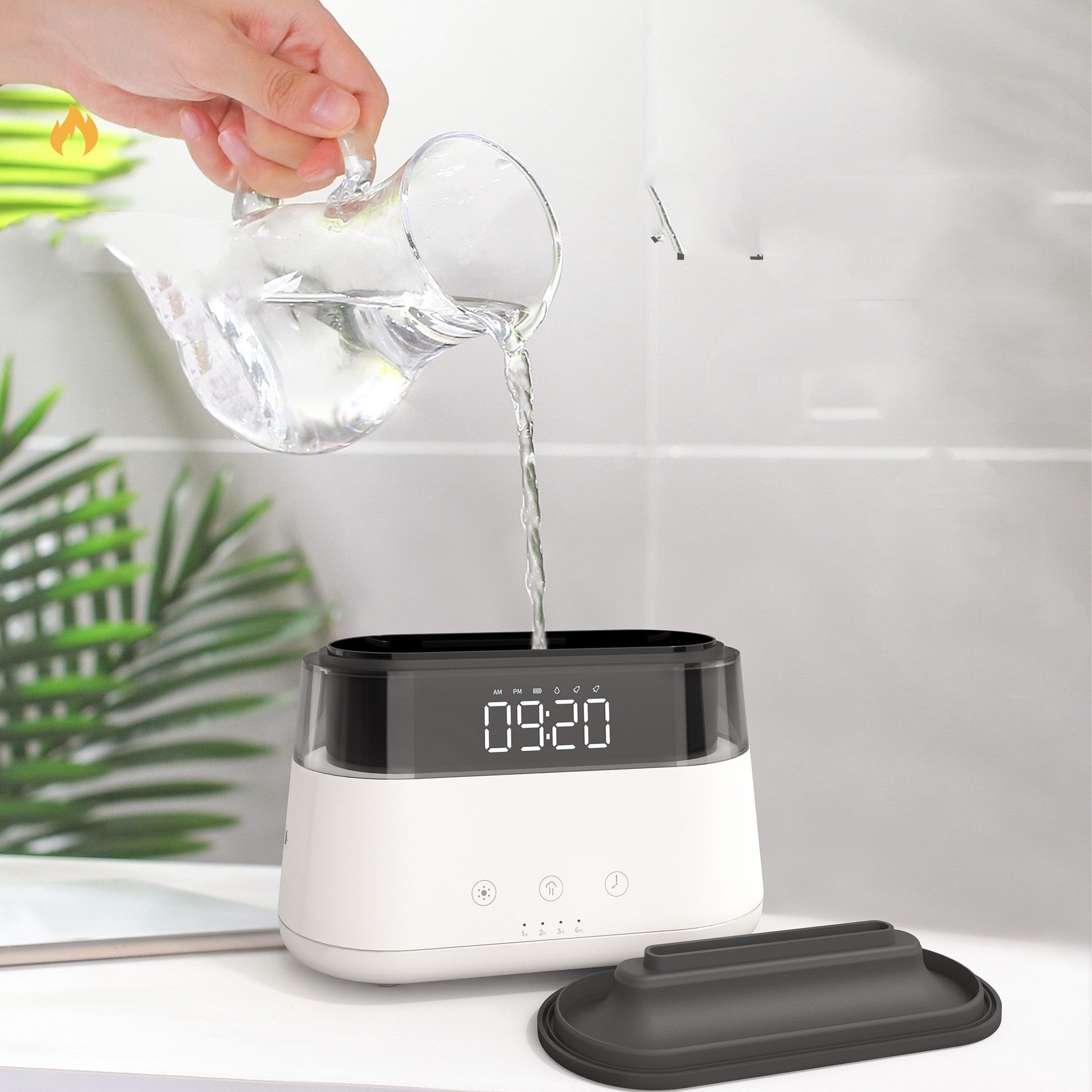 AuraFlame Smart Humidifier – Petals of Serenity